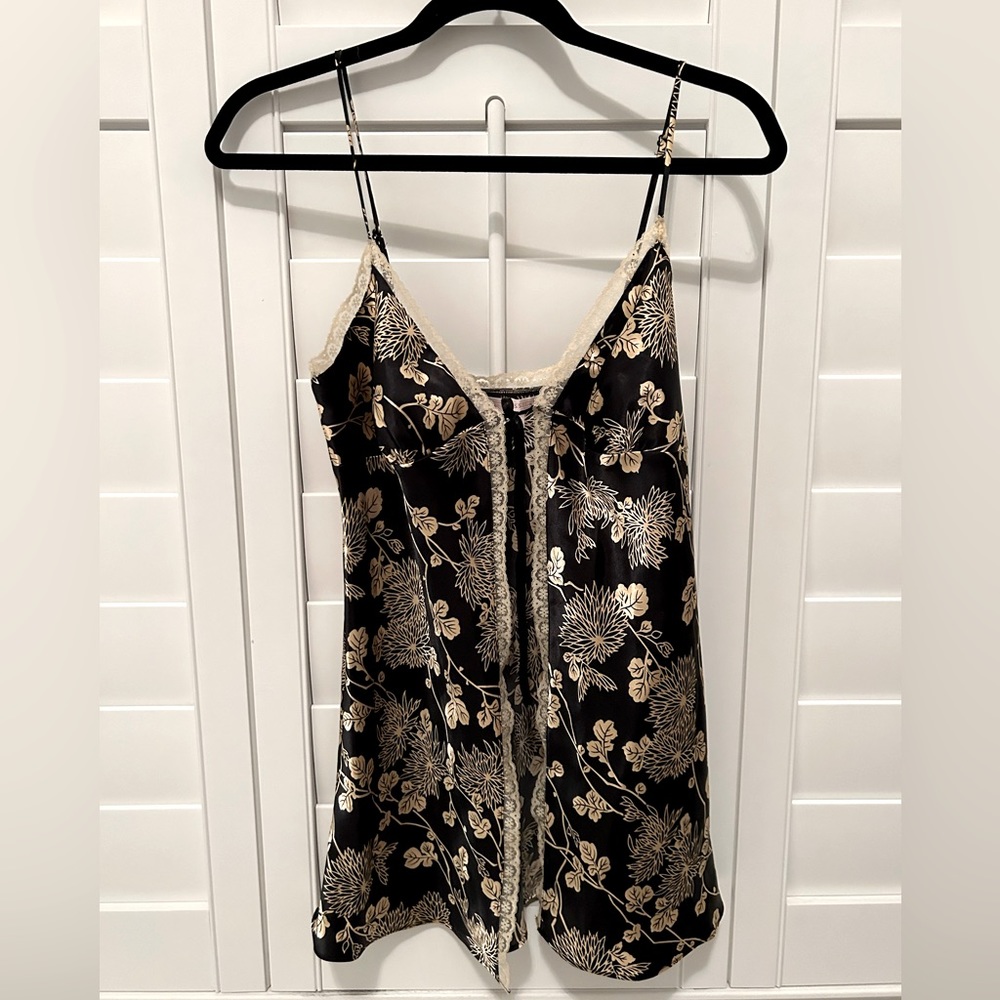Victoria’s Secret Satin Tie-Front Babydoll